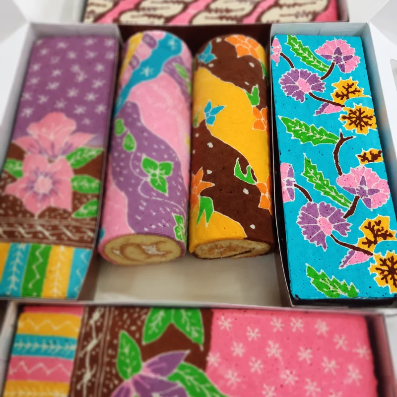 Brownies Batik motif Kawung